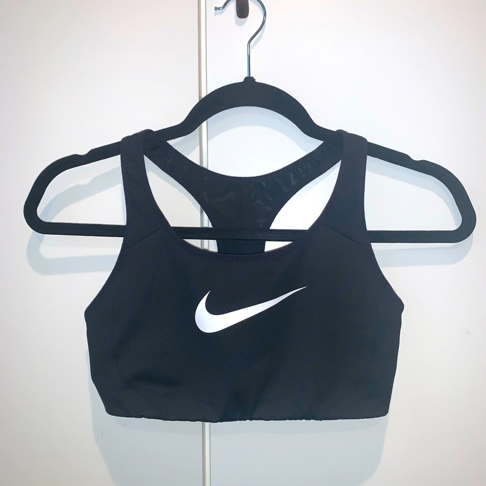 Black Nike Bra Recycled Materials